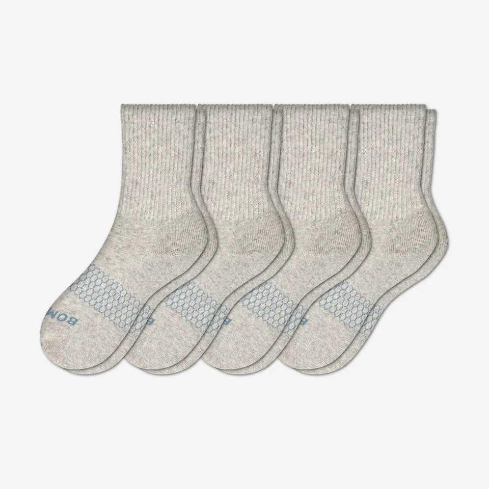 Youth Solid Calf Sock 4-Pack