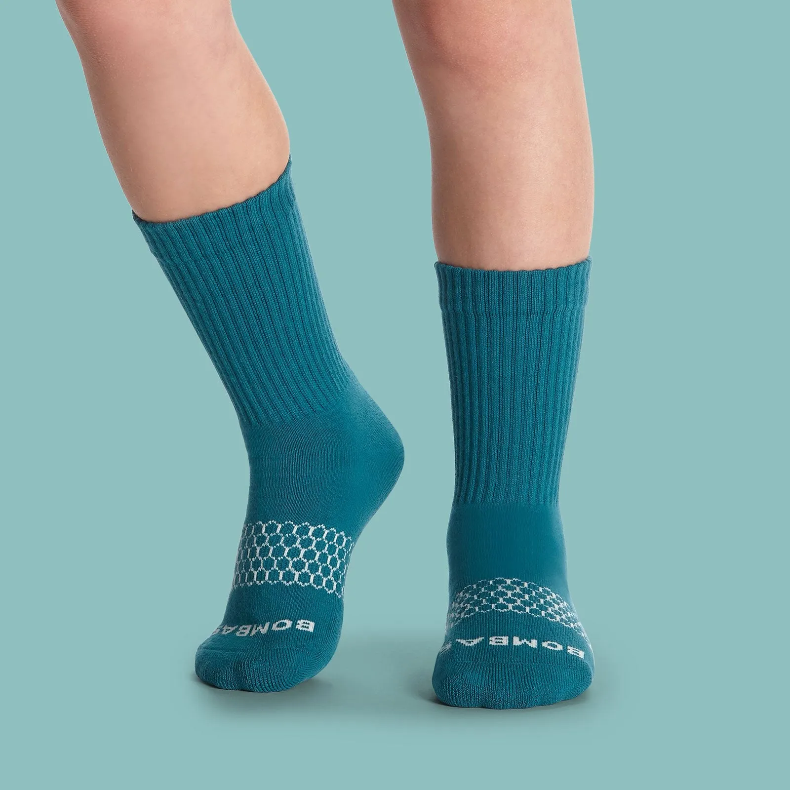 Youth Solid Calf Sock 4-Pack