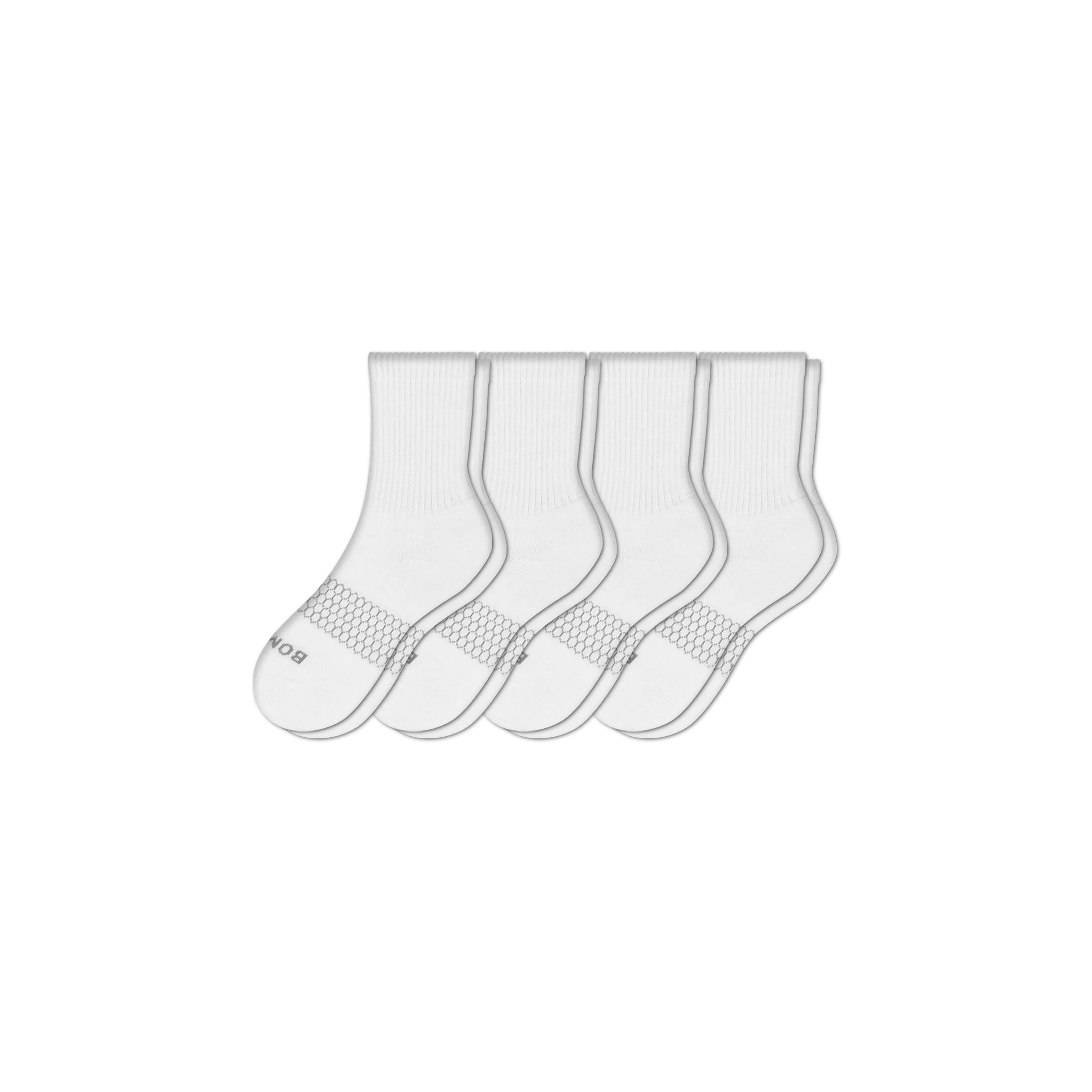 Youth Solid Calf Sock 4-Pack