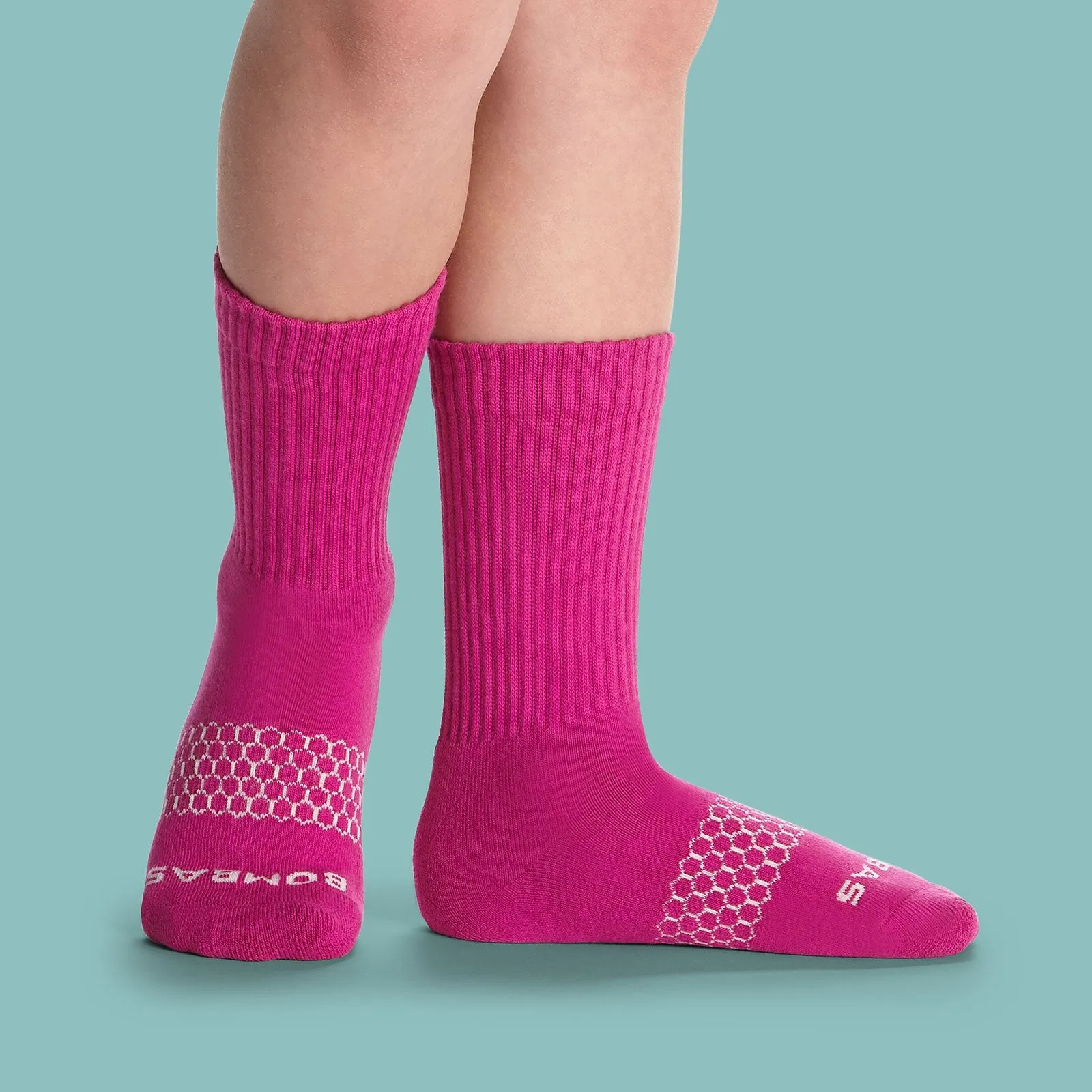 Youth Solid Calf Sock 4-Pack