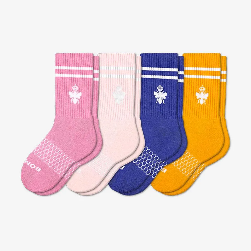 Youth Solid Calf Sock 4-Pack